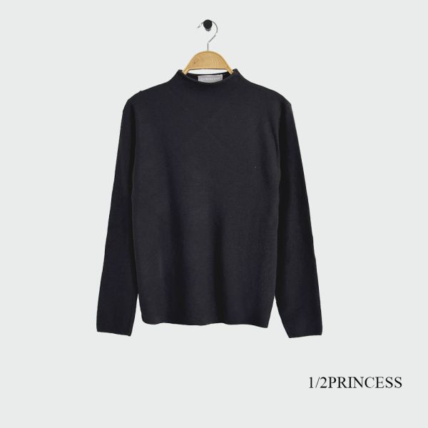 羊絨立領內搭衣 