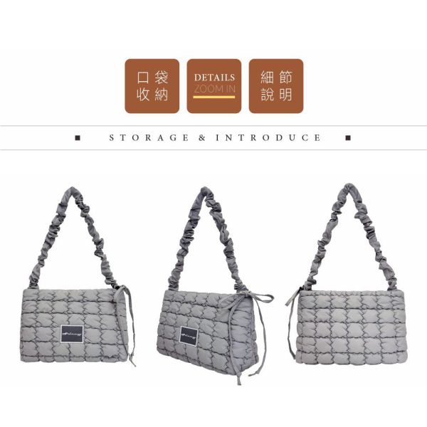 品牌Y2K氣泡糖兩用斜背包 