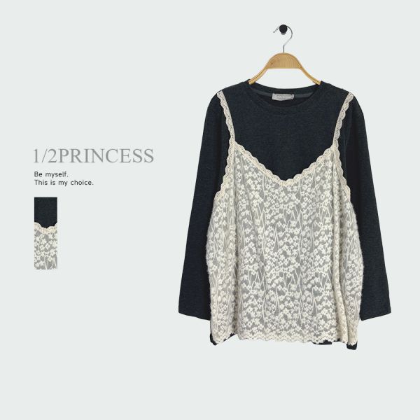 日系假兩件造型T 