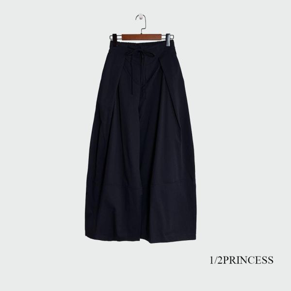 挺版棉麻打折大寬褲 