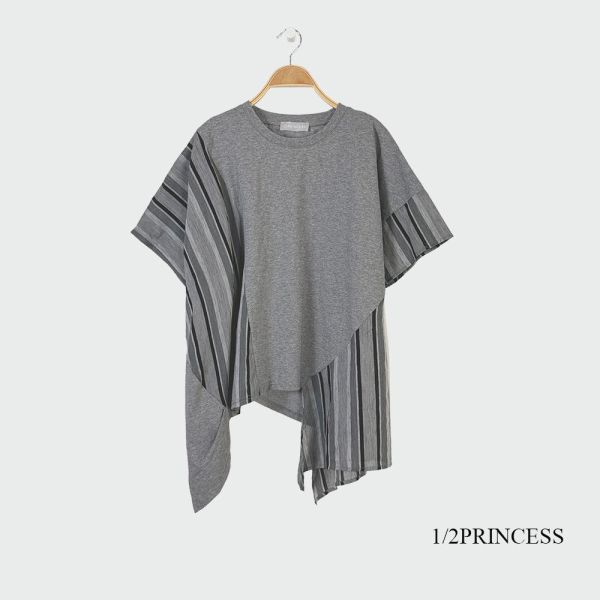 不規則拼接造型T 