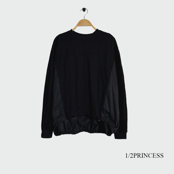 設計款下束口大學T 