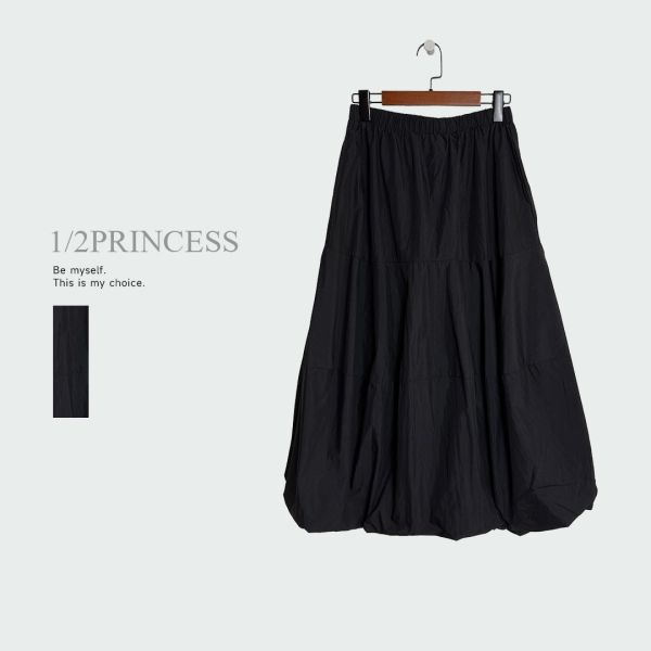 日系棉麻氣球裙 