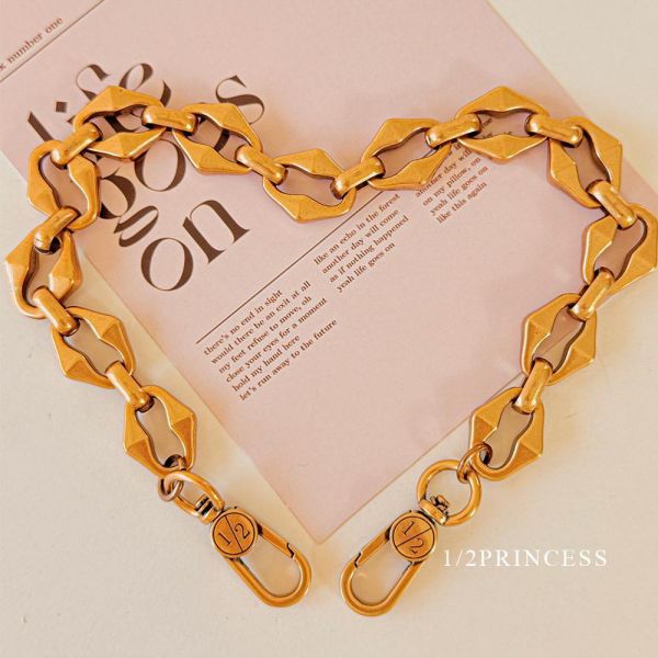 品牌鎏金鍊條萬用帶 