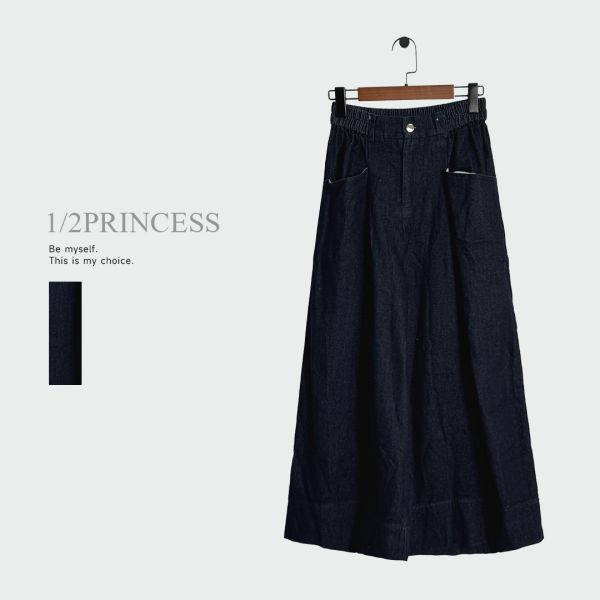 日系牛仔打折寬褲 