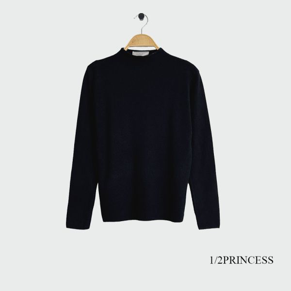 羊絨立領內搭衣 