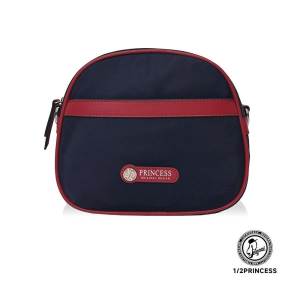 尼龍雙拼饅頭斜背包 