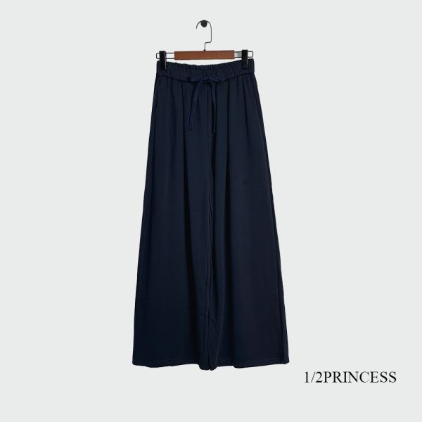 厚磅棉舒適長寬褲 