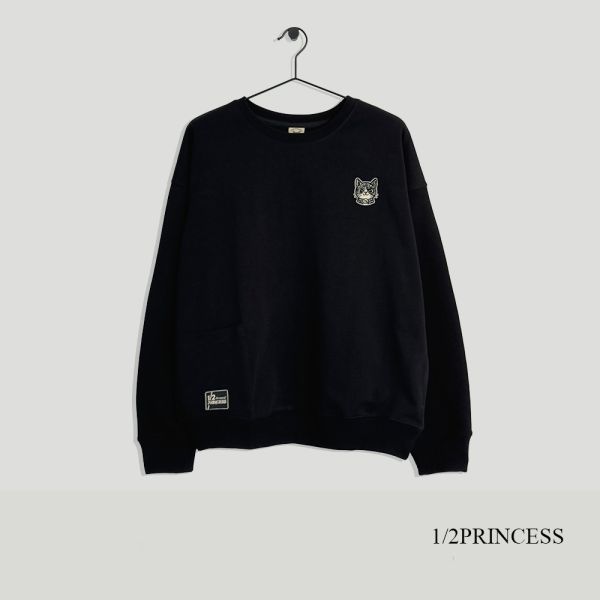 品牌半醬口袋大學T 