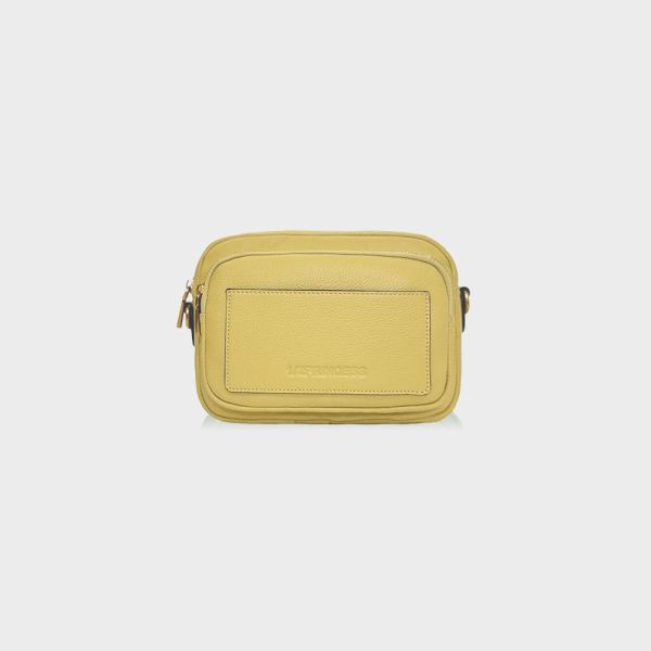 精品館甩紋牛皮方塊酥斜背包 