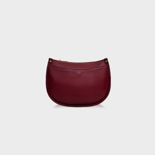 精品館甩紋牛皮妮可斜背包 