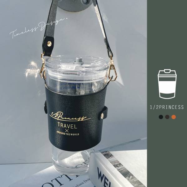 【贈品】燙金皮革飲料提袋 