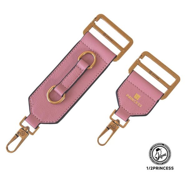 真皮甩紋牛皮&復古皮革組合背帶扣頭區 