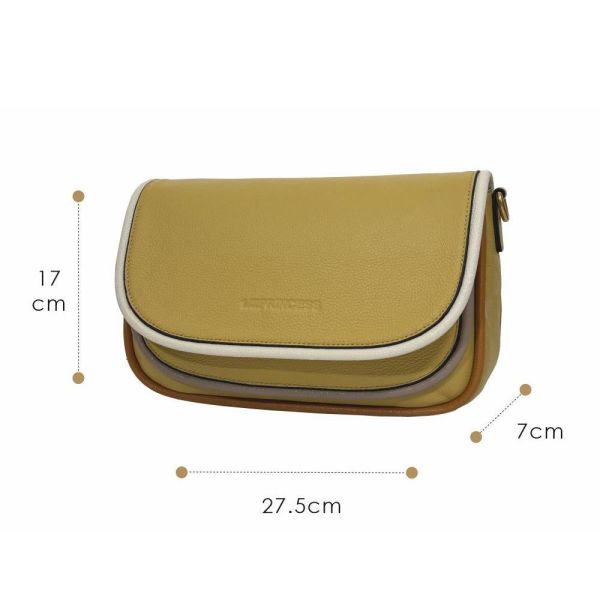 精品館甩紋牛皮彩虹馬鞍包 