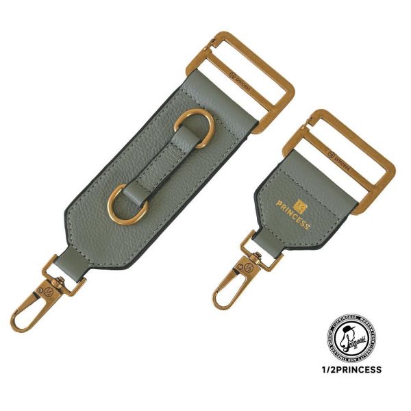 真皮甩紋牛皮&復古皮革組合背帶扣頭區 