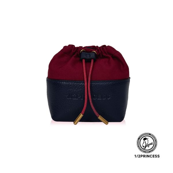 精品館甩紋牛皮奶霜泡芙萬用小水桶 