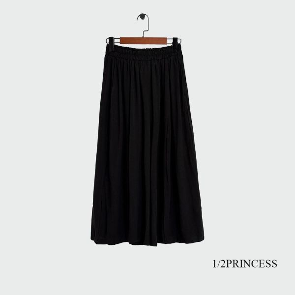 軟棉麻簡約寬褲 