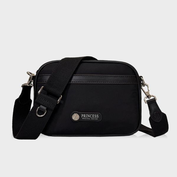 尼龍雙拼小相機斜背 