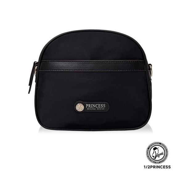 尼龍雙拼饅頭斜背包 