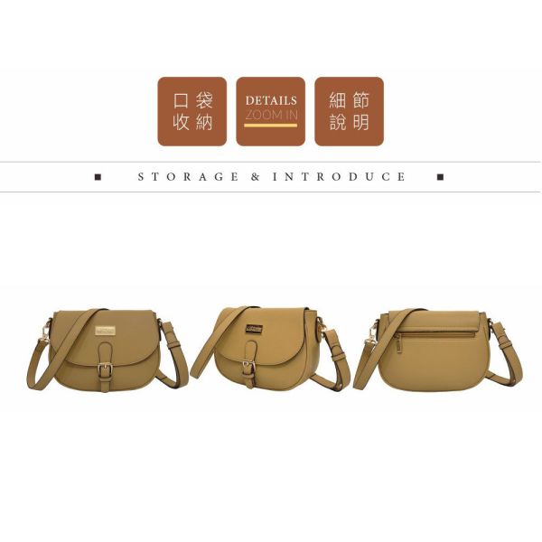 素食皮革經典mini馬鞍包 