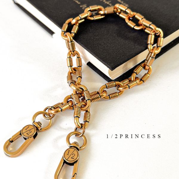 品牌鎏金鍊條萬用帶 