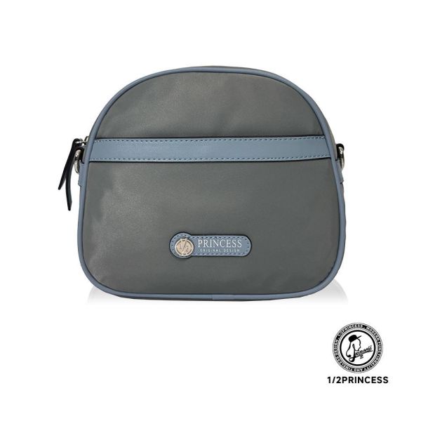 尼龍雙拼饅頭斜背包 