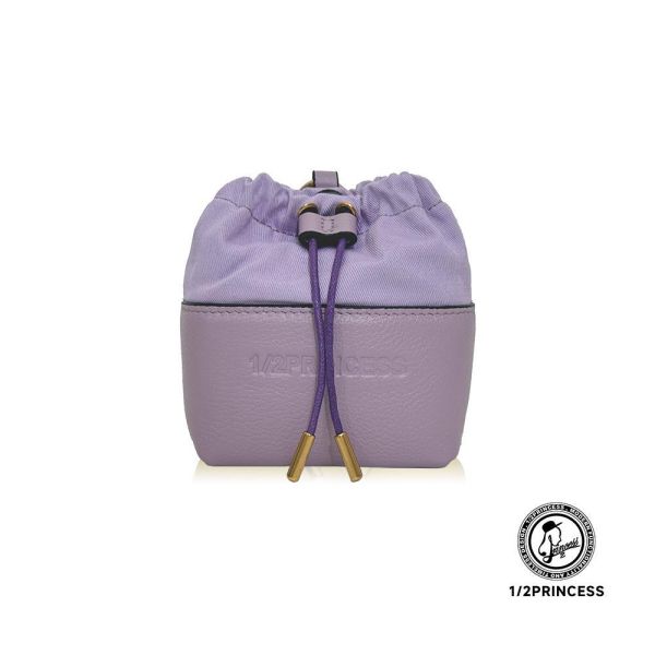 精品館甩紋牛皮奶霜泡芙萬用小水桶 