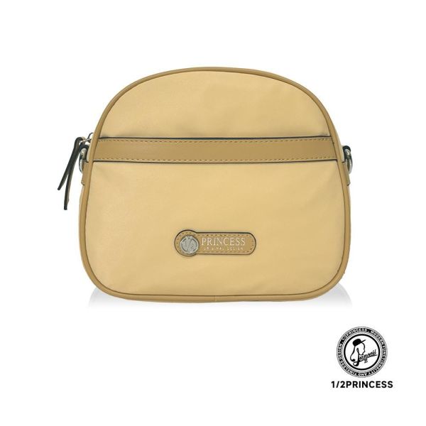 尼龍雙拼饅頭斜背包 