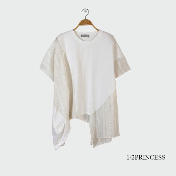 不規則拼接造型T 