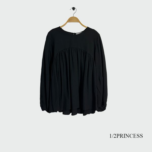 棉麻造型澎澎衫 