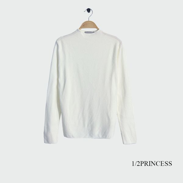 羊絨立領內搭衣 