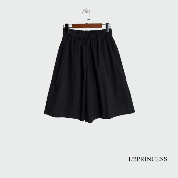 棉麻舒適A字五分褲 