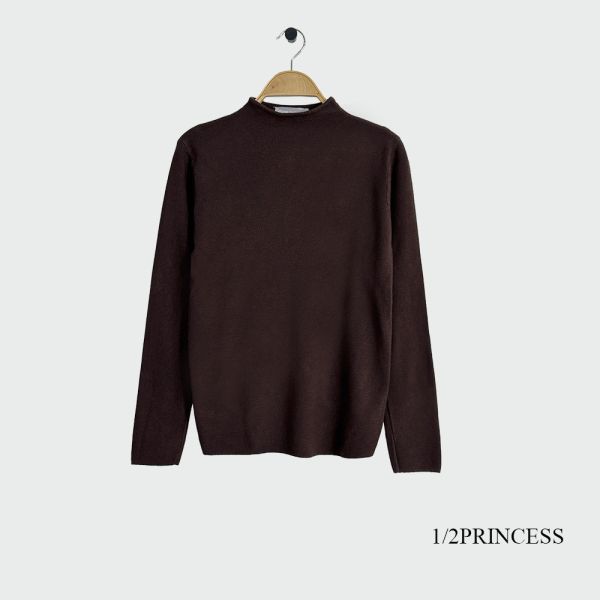 羊絨立領內搭衣 