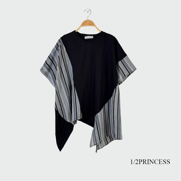 不規則拼接造型T 