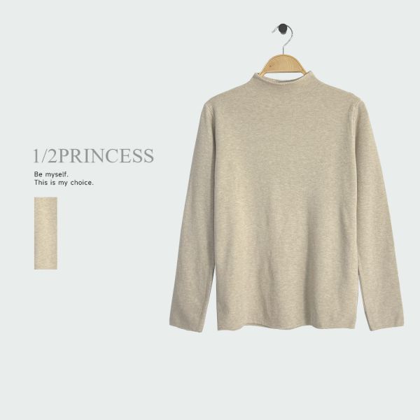 羊絨立領內搭衣 