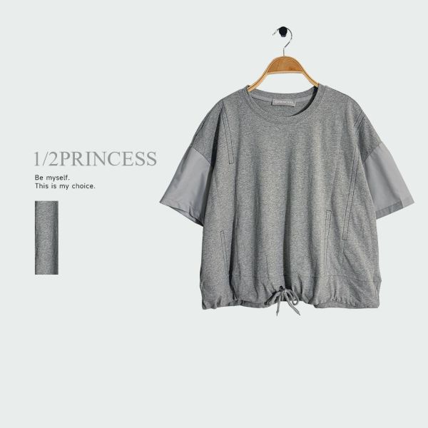 棉質下綁帶造型T 