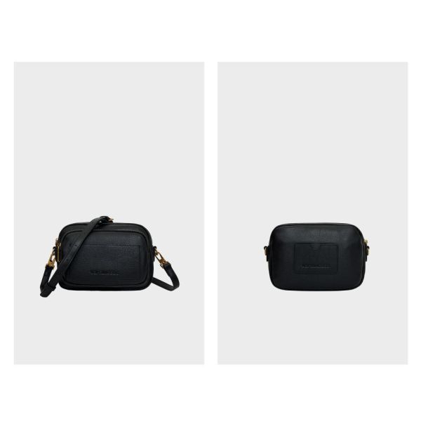 精品館甩紋牛皮方塊酥斜背包 