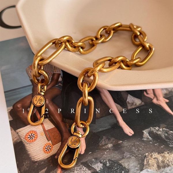 品牌鎏金鍊條萬用帶 