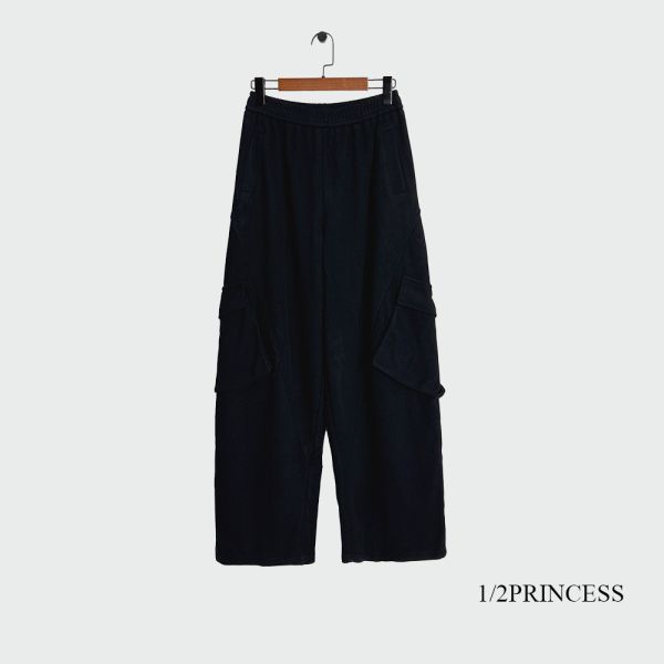 棉質工裝口袋長褲 