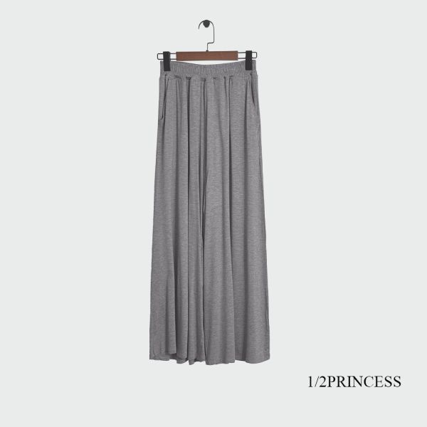 軟綿綿舒適寬褲裙 