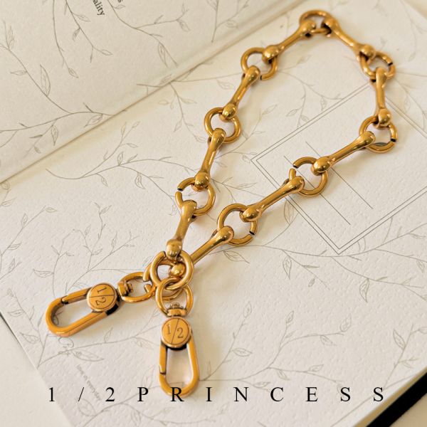 品牌鎏金鍊條萬用帶 