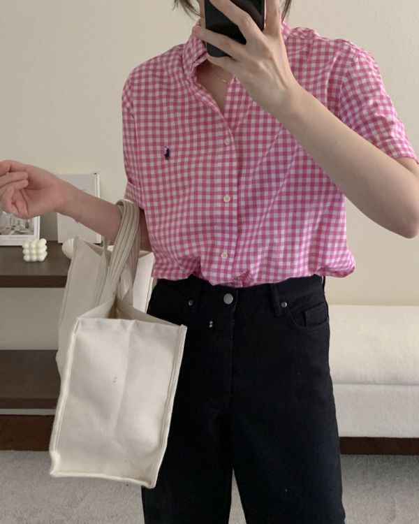 Ralph lauren 格紋襯衫 