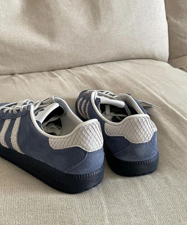 Adidas Bermuda 霧灰藍 