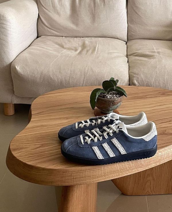 Adidas Bermuda 霧灰藍 