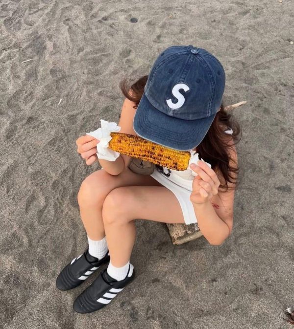 SUPREME Pigment Coated S Logo 6-Panel 水洗 老帽 