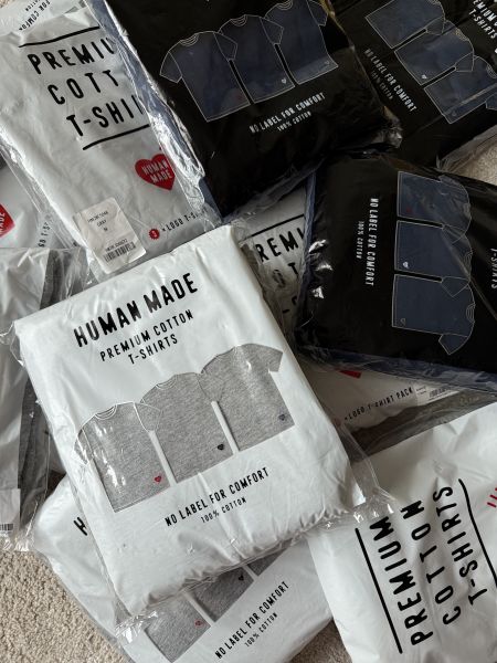 HUMAN MADE 素T三件組 