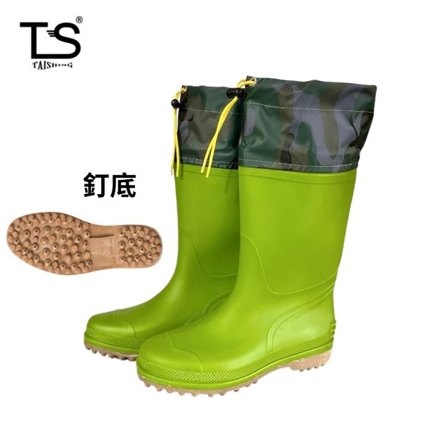 【台興牌】多功能布套束口長筒釘雨鞋 海購,台興,釘鞋,長筒釘鞋,登山鞋,磯釣鞋,釘雨鞋,台興釘雨鞋,台興牌釘鞋,TS2100,多功能布套釘鞋,多功能布套長筒釘雨鞋,束口釘雨鞋