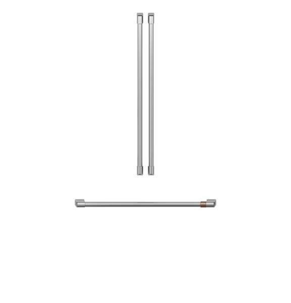 【GE奇異】Café™法式對開門冰箱把手套件 - 拉絲不銹鋼 Brushed Stainless ( CXLB3H3PMSS) 