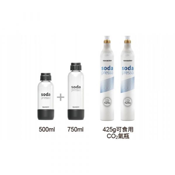 【SHARP夏普】台灣製 Soda Presso氣泡水機 (雙氣瓶組) (番茄紅/洋蔥白 CO-SM2T) SHARP,夏普,Soda Presso,氣泡水機,番茄紅,洋蔥白,CO-SM2T