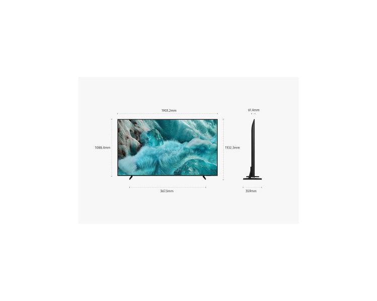 【Samsung三星】85吋 QLED Q7F 4K  Vision AI 智慧顯示器 (QA85Q7FAAXXZW) 